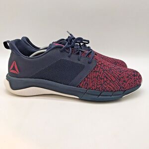 Reebok Print Run 3.0 Blue Primal Red Sneakers Men's 7 Shoes CN2713 Running Shoes